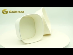 500ml Chén giấy hình chữ nhật an toàn và linh hoạt cho món salad Món tráng miệng