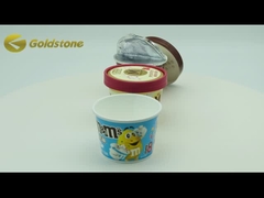 Cốc giấy kem vàng bền vững Cốc giấy tái chế chất lượng thực phẩm 3,5oz