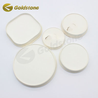 Kháng nhiệt Cup giấy Cap Cup cà phê nắp chống rò rỉ chất lượng thực phẩm màu trắng tròn