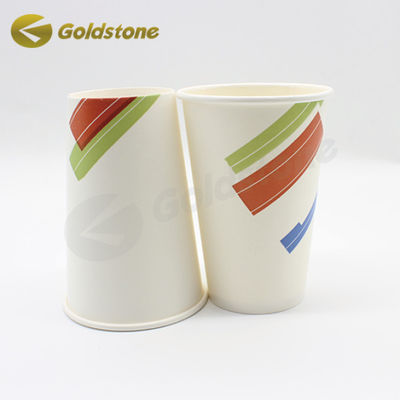 Bảng giấy tường đơn nổi bật Cốc sữa 12 oz Cốc giấy bền vững Cốc giấy