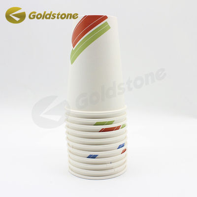 Cốc giấy sữa chống rò rỉ Trọng lượng tùy chỉnh Cốc giấy phân hủy