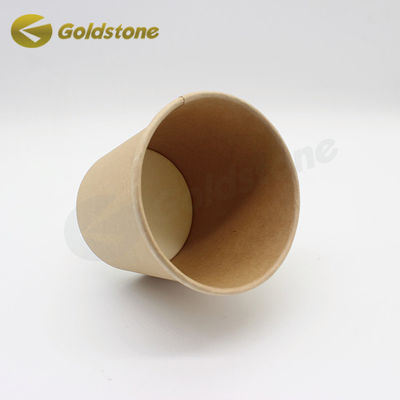 Vòng PE bọc sữa chua giấy cốc sử dụng một lần ODM tường đơn cho cách nhiệt sữa chua