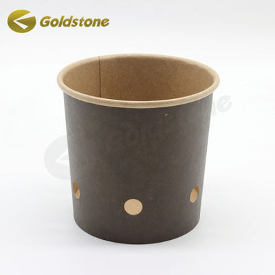 10 inch giấy trắng tái chế thùng dùng một lần cho bao bì thân thiện với môi trường bền vững