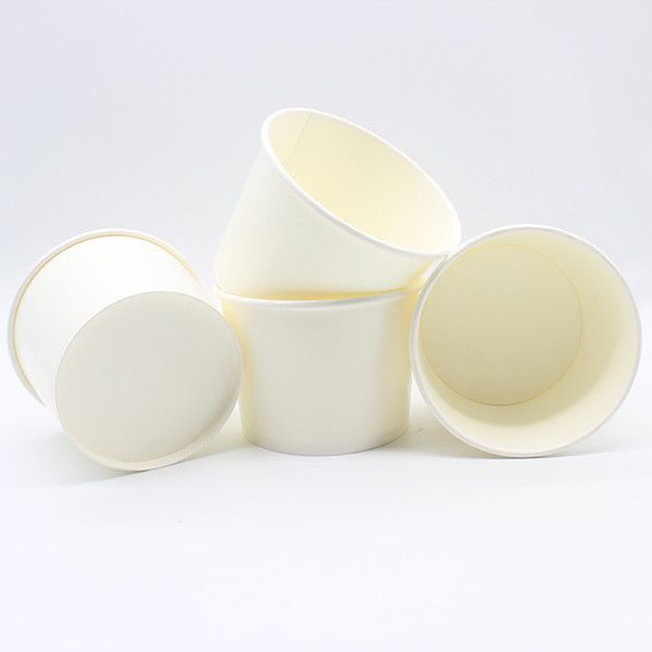 Màu trắng tất cả các kích thước 100ml Bowl giấy Salad Bowl Kraft cho các bữa tiệc và sự kiện 1