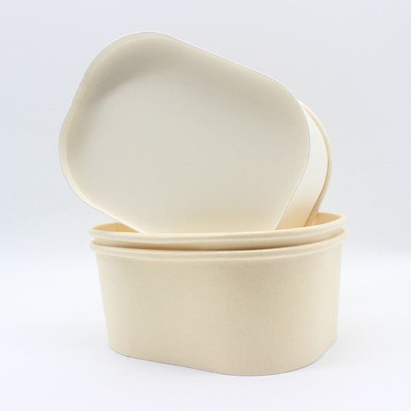 Eco giấy mang ra thùng chứa bát tùy chỉnh cho bao bì thực phẩm an toàn lành mạnh 2
