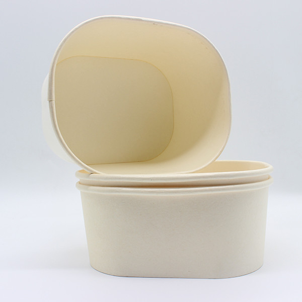 Eco giấy mang ra thùng chứa bát tùy chỉnh cho bao bì thực phẩm an toàn lành mạnh 1